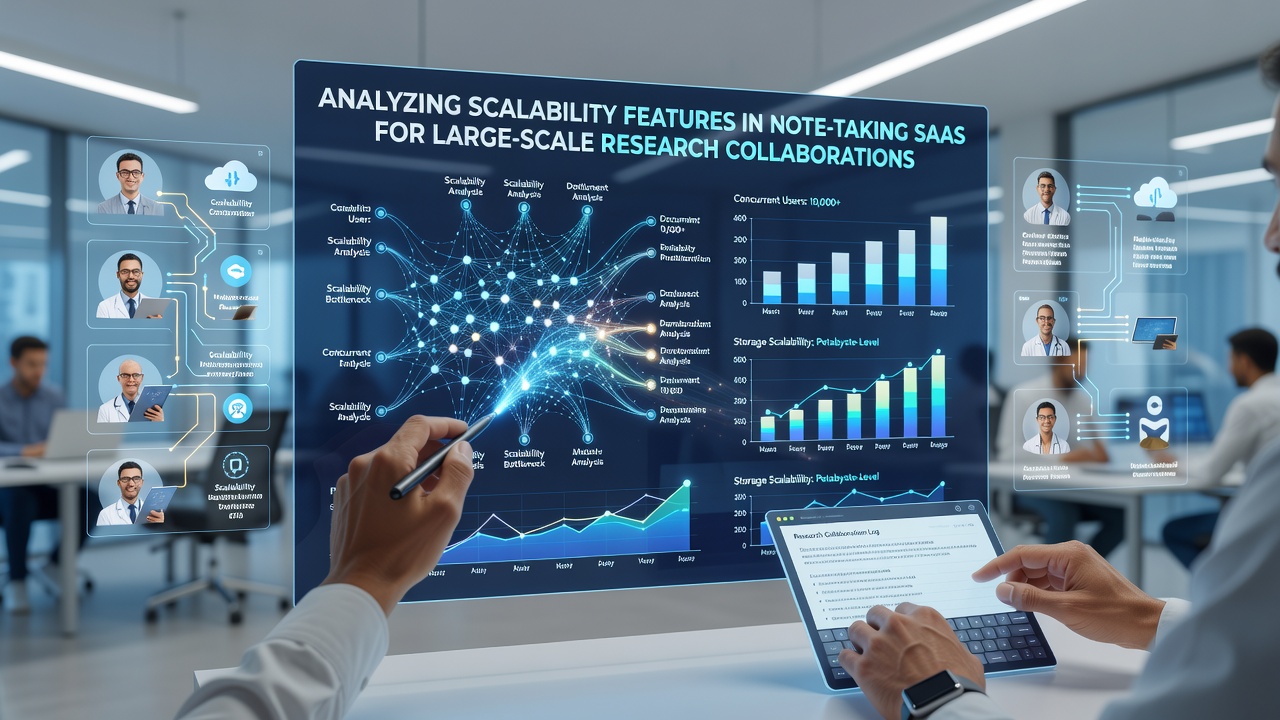 Analyzing Scalability Features in Note-Taking SaaS for Large-Scale Research Collaborations